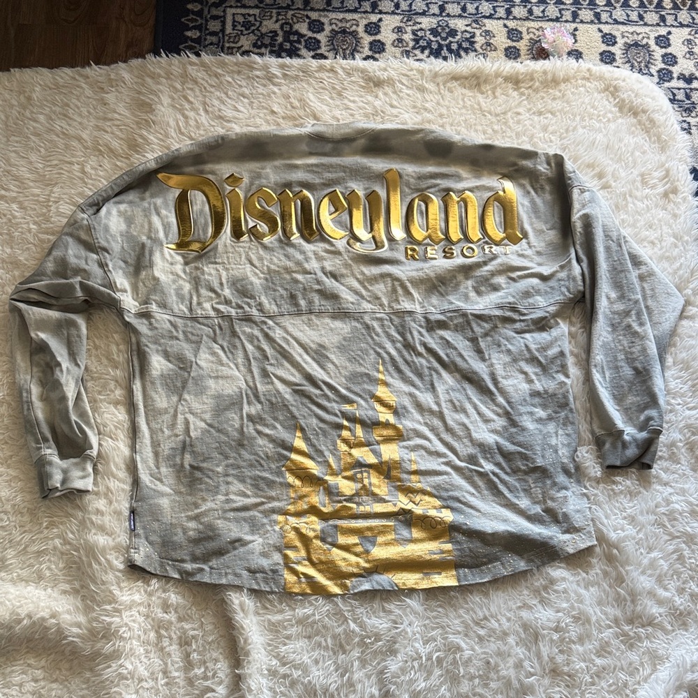 Disney Spirit Jersey Gray Acid Wash with‎ gold XXL - Picture 4 of 8